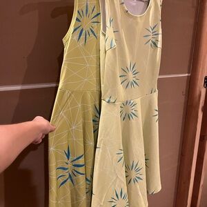 2 pack- Disney Vibrant Yellow and Blue Floral Mini Dress